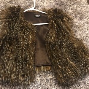 Bebe faux fur vest